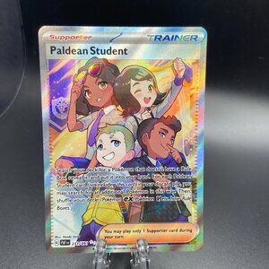 Paldean Student 231/091 [Full Art Trainer] Pokemon Card Paldean Fates 2024